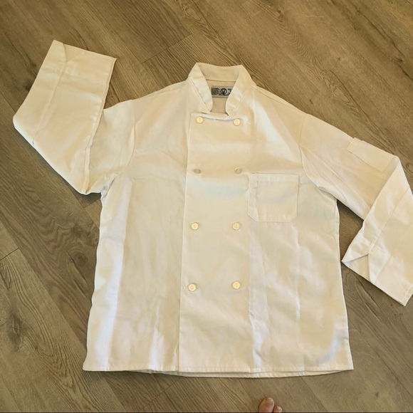 Artex Apparel Professional White Chef Coat Cotton Poly Blend New No Tags 46 L R - Picture 6 of 6